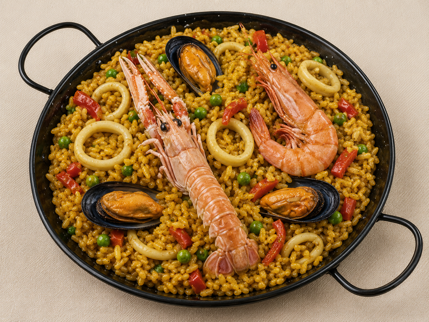 Paella de marisco