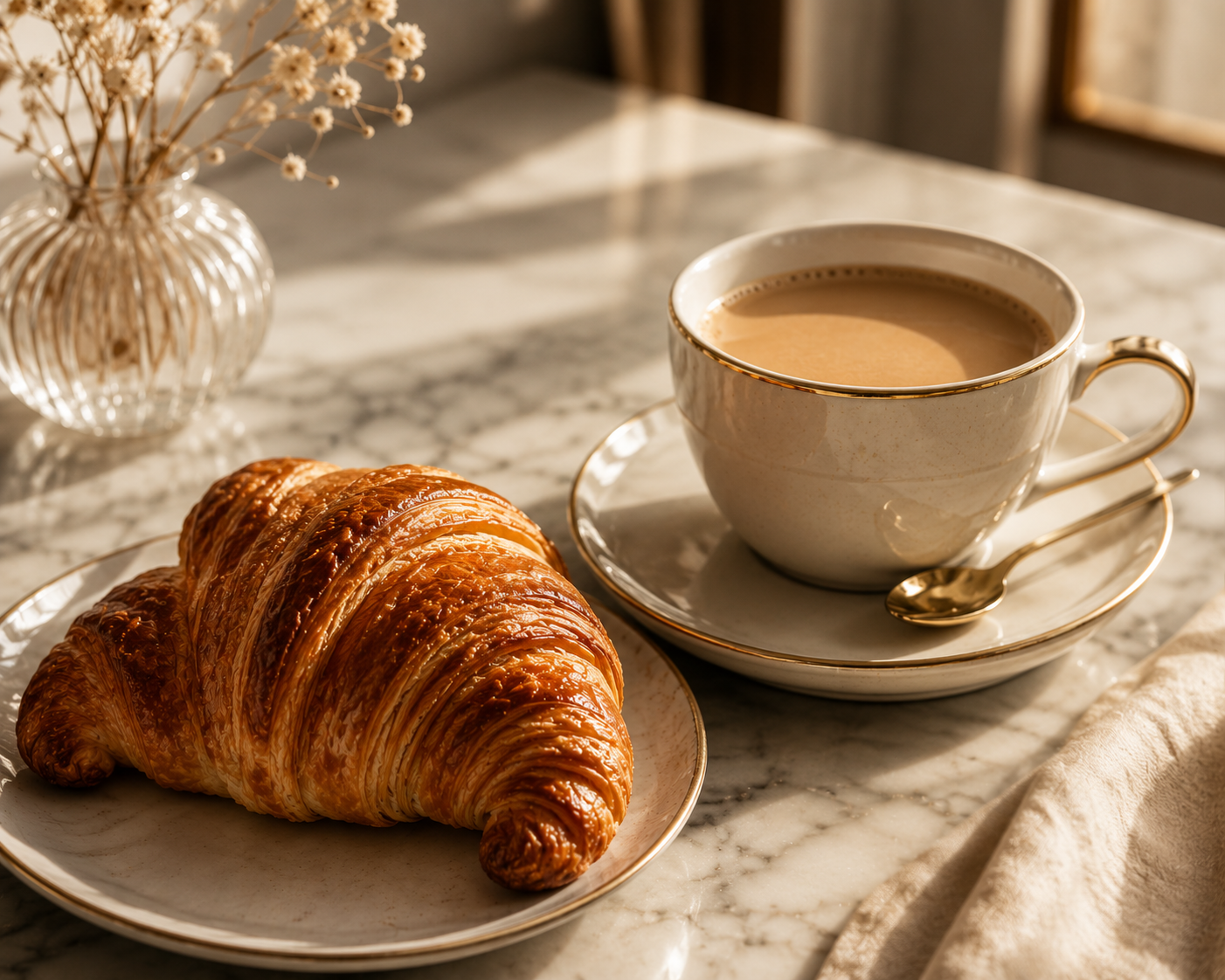 Café con leche + Croissant