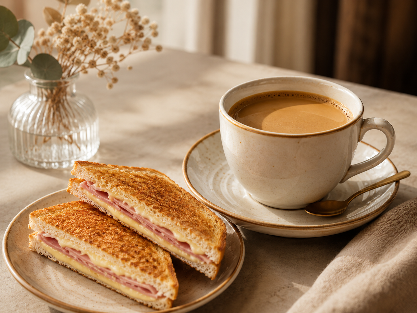 Café con leche + Bikini